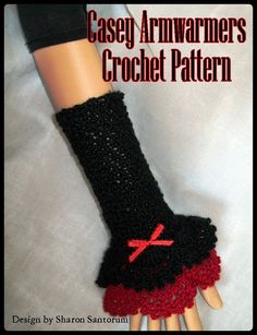 Jeanie Mitts Crochet Pattern